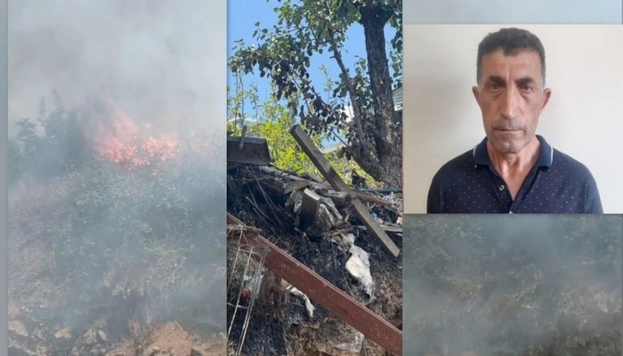 Xankəndidə yanğın törədən şəxs həbs edildi