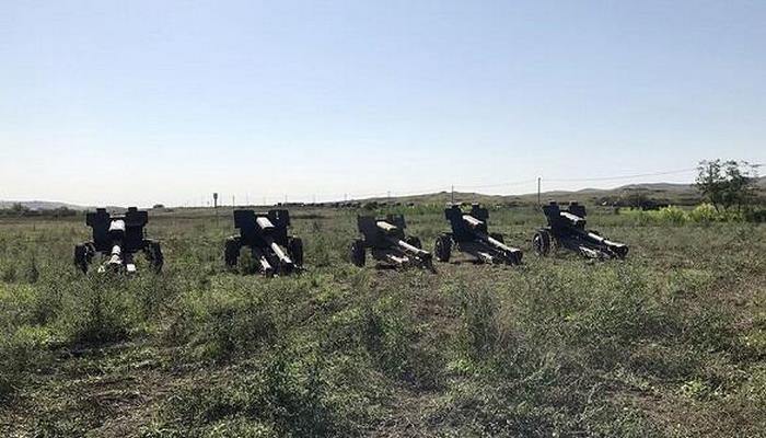 Xocavənddə müsadirə edilən artilleriya qurğuları