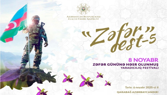 “ZəfərFest-5” yaradıcılıq festivalı keçiriləcək